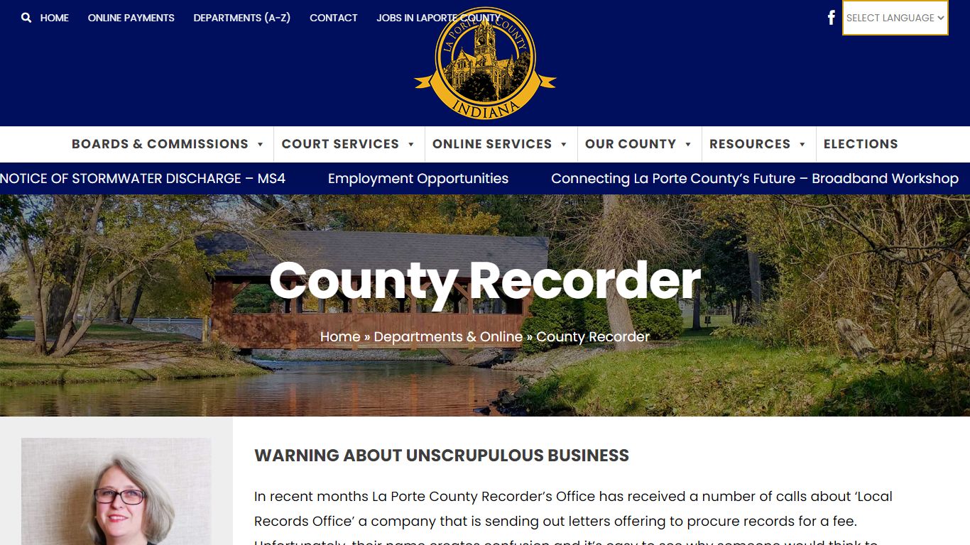 County Recorder - LPC - La Porte County, Indiana